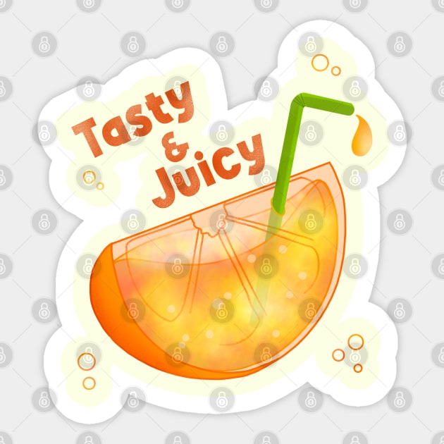 Tasty and Juicy Sticker by Kimprut